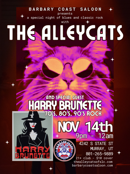 The Alleycats at Barbary Coast Saloon w/ Harry Burnette