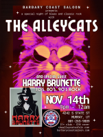 The Alleycats at Barbary Coast Saloon w/ Harry Burnette
